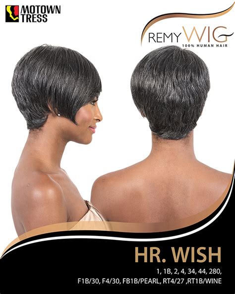 Short Remy Human Hair Wig Hr Wish