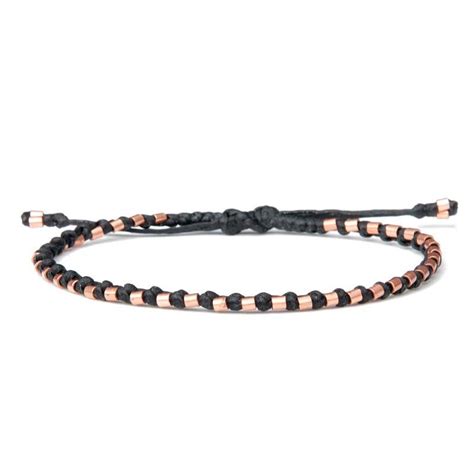 Ultra Thin Cord And Copper Rope Bracelet Harbour Uk Bracelets