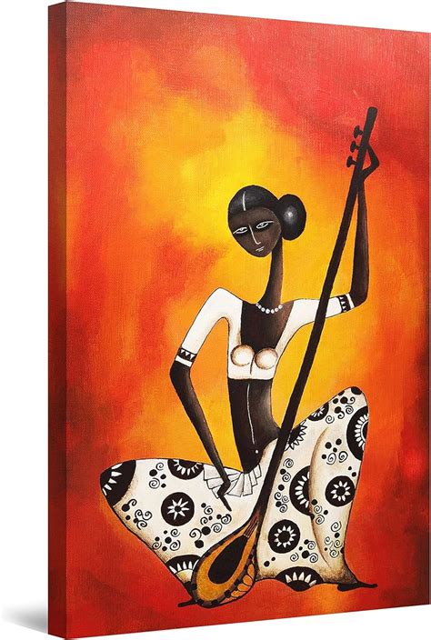 Startonight Canvas Wall Art Decor Abstract African Woman