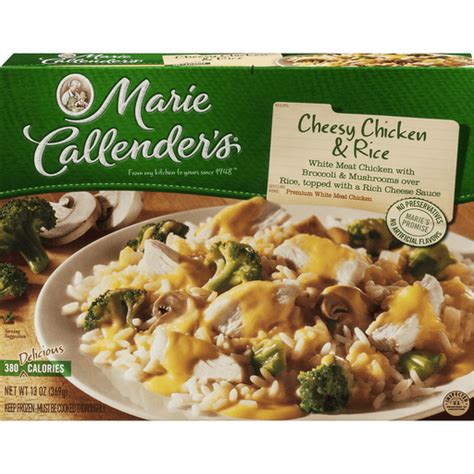 Marie Callender S Cheesy Chicken Rice 13 Oz Meat Seafood Poultry