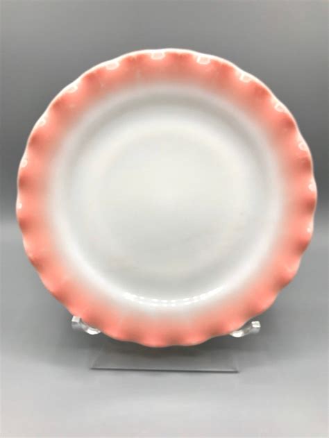 Vintage Hazel Atlas Crinoline Or Ripple Luncheon Plate 8 5 8 Etsy