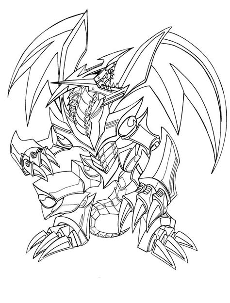 Blue Eyes Ultimate Dragon Coloring Pages