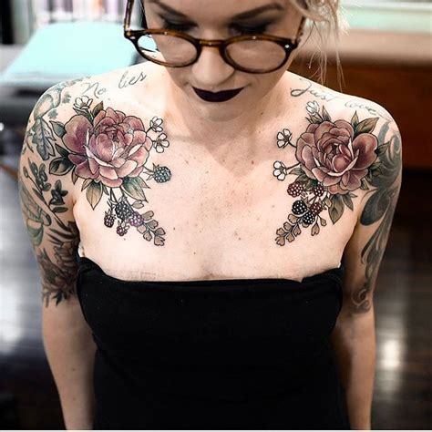 40 Amazing Chest Cover Up Tattoos Female Image Ideas