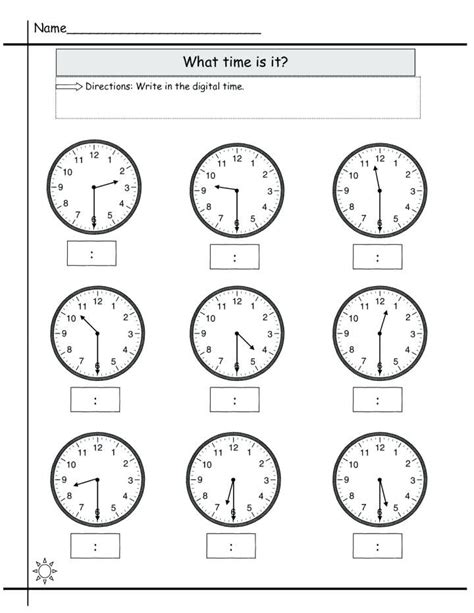 Clock Worksheets Telling Time Valid Worksheet Half Past Blank For To