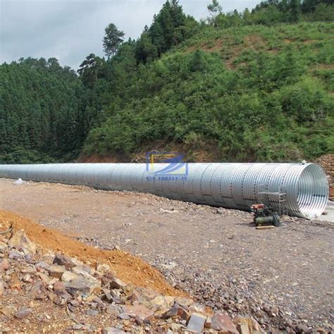Supply Corrugated Steel Culvert Pipe To Boliva Qingdao Regions