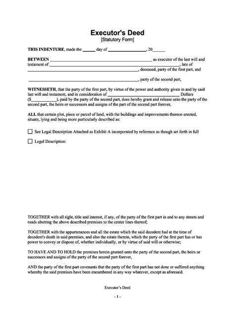 Executors Estate Form Fill Out And Sign Printable Pdf Template