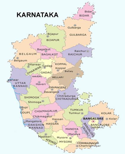 Writers in the kannada language have received the most number of jnanpith awards in. Karnataka Map In Kannada Language