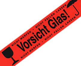 No two are ever exactly alike. Vorsicht Glas Pdf - AVERY Zweckform Etikettenrolle "Vorsicht zerbrechlich ... - Es tut mir leid ...