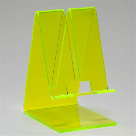 Cell Phone Stand Fluorescent Green Buy Acrylic Displays Shop