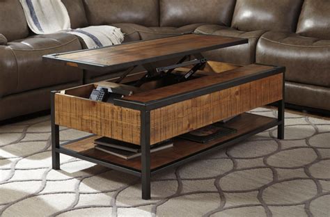 Minimalist coffee table with lift top unit: 15 Lift-Top Coffee Tables To Help Organize Your Space