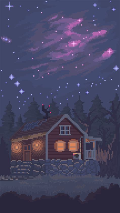 Aesthetic Pixel Art Wallpaper Phone