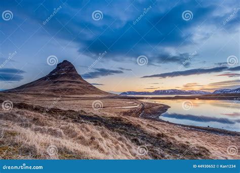 Sunrise At Mt Kirkjufell Iceland Stock Photo Image 44930652