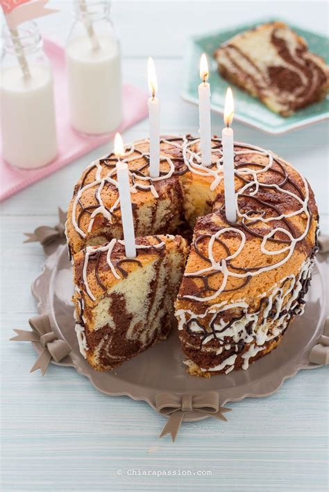 1 bustina di lievito per dolci. Ciambella marmorizzata | Ricetta | Torte alimentari ...