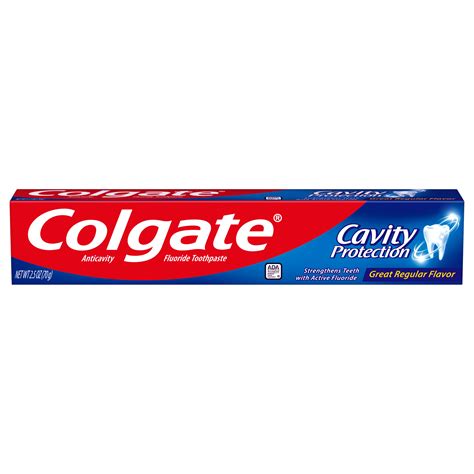 Colgate Cavity Protection Toothpaste With Fluoride Minty Great Regular