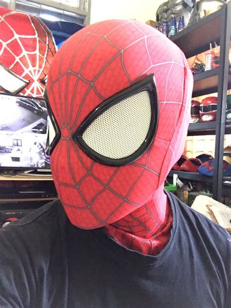 The Amazing Spider Man 2 Mask Cosplay Mask With Face Shield And Lenses