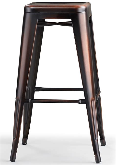 The tolix stool is a world famous stool design that has inspired stool designs for decades. Tolix Bar Stool Antique Black