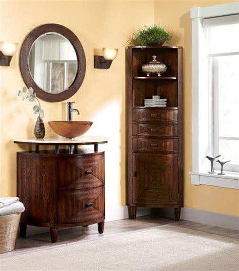 Tall Corner Bathroom Linen Cabinet Bathroom Cabinets Designs Corner