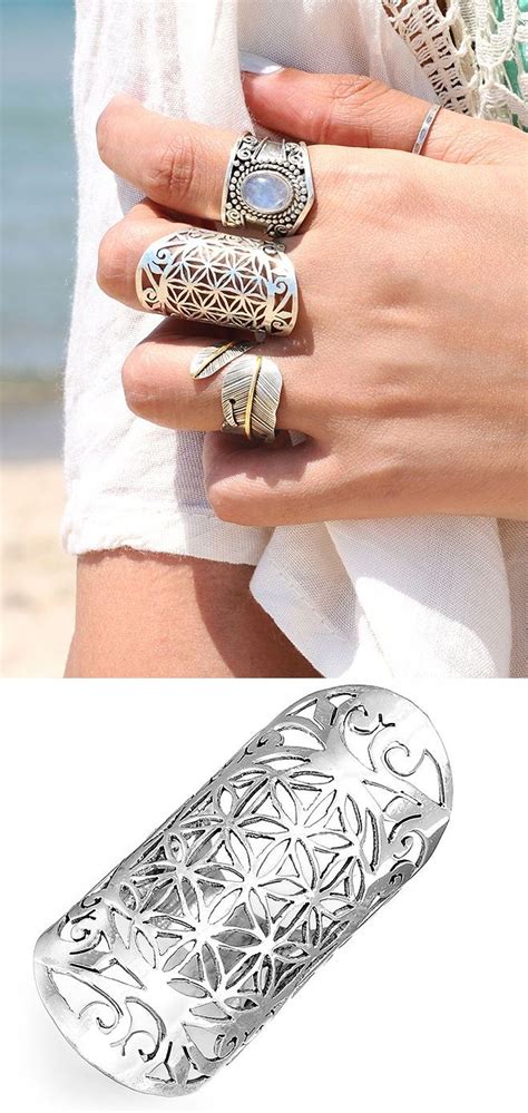 Bohemia Sterling Silver Unique Handmade Ring Silver Ring Designs