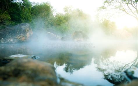 Natural Hot Springs At Chae Son National Park Chiang Mai Thailand