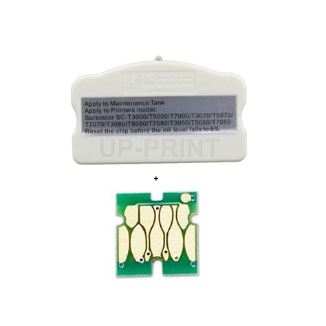 Up 1pc T6193 Maintenance Tank Resetter Compatible For Epson T3000 T3070