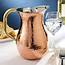 Hammered Copper Pitcher With Ice Guard 225 Quarts