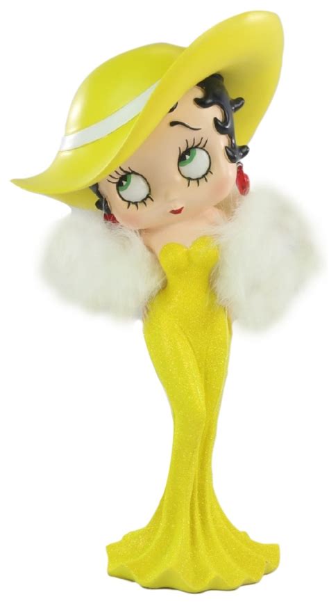 Betty Boop Madam 30 5cm Yellow Glitter Dress
