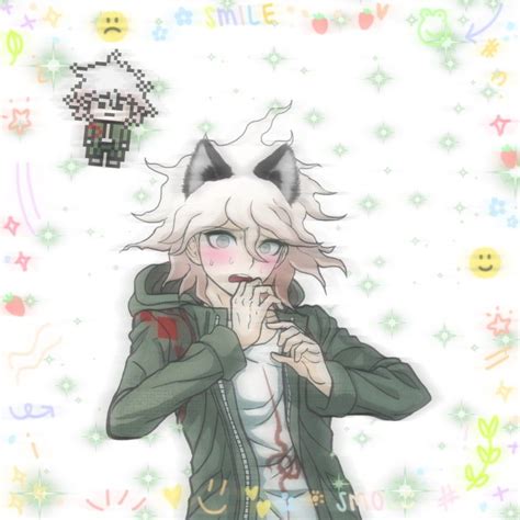 Nagito Cat Ears Nagito Komaeda Icon Danganronpa Characters Anime