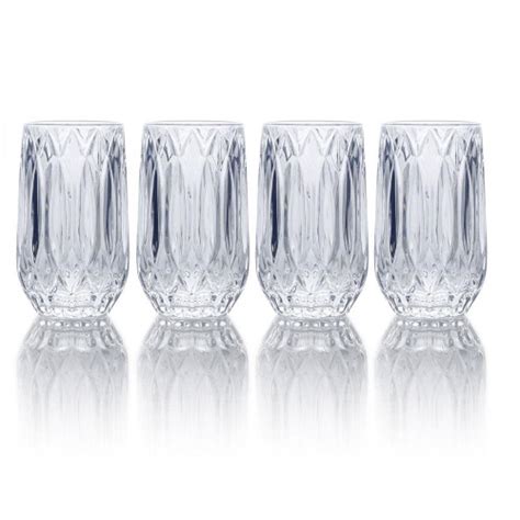 Double Old Fashioned Set Of 4 Crystal Whiskey Glasses Mikasa