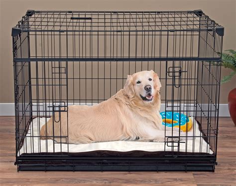 Lucky Dog Sliding Double Door Dog Crate Large 42l