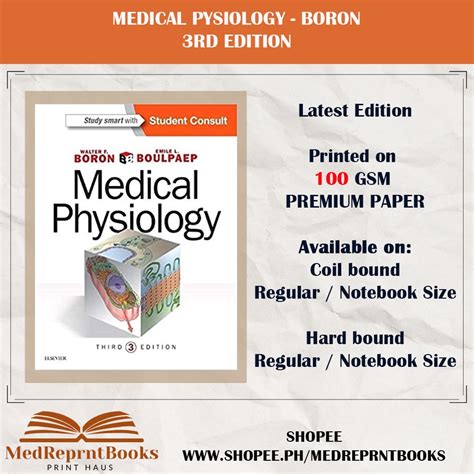 Boron Medical Physiology 3rd Edition Shopee Philippines