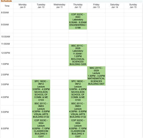 How's this spring schedule for a freshman CS major? : r/ucf
