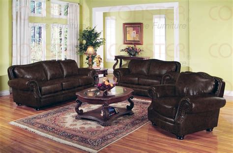 Willson Bonded Leather Living Room Set Sofas