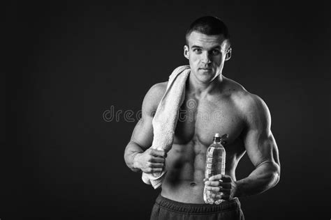 Bodybuilder With A Towel Stock Photo Image Of Concept 52163134