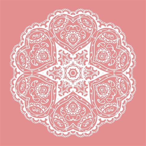 Lace Pattern Stock Vector Illustration Of Doodle Pastel 55968926