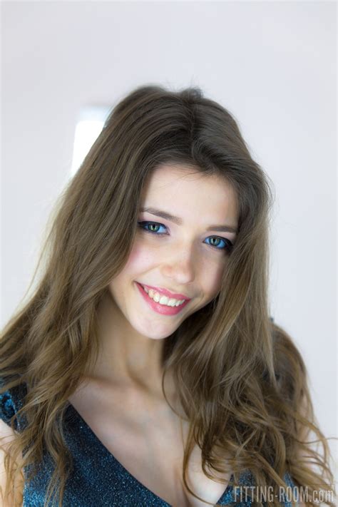 Mila Azul Indoors Women Blue Eyes 5k Smiling Ukrainian Young