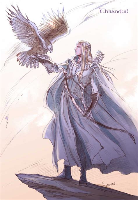 Thranduil Tolkiens Legendarium And 1 More Drawn By Kazuki Mendou