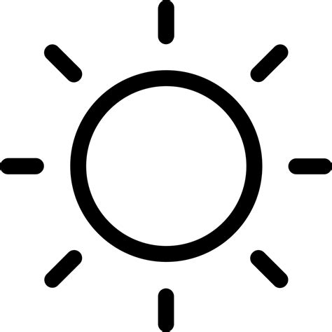 Sunny Day Weather Symbol Svg Png Icon Free Download 7130