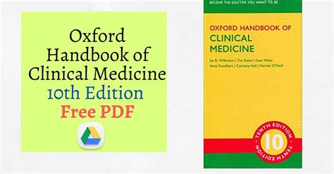 Oxford Handbook Of Clinical Medicine 10th Edition Pdf Free Download