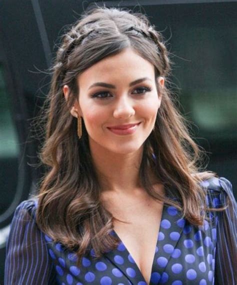 Victoria Justice Stylish Little Braided Long Hairstyles 2018 For Women