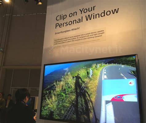 Ces 2015 Sony Smarteyeglass Attach Si Applica Su Qualsiasi Occhiale E