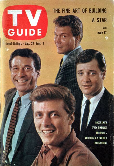 Sept 2 1960 Tv Guide Sunset Strip Richard Long