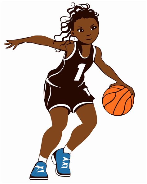 Female Basketball Player Illustration 23632921 Vector Art At Vecteezy