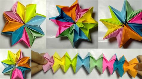 Origami Fireworks Magic Star How To Make Paper Moving Fireworks