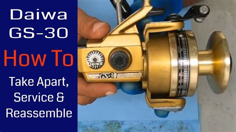 Daiwa Gs Fishing Reel How To Take Apart Service And Reassemble