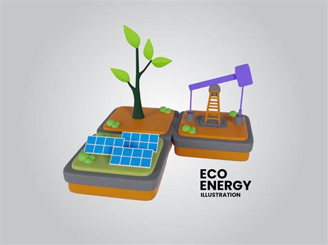Eco Energy 3d Icon Illustration By Guavanaboy Studio On Dribbble