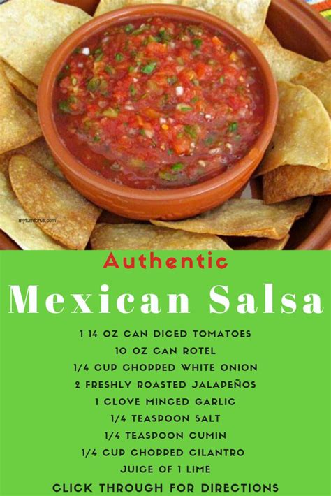 Authentic Mexican Salsa Salsa Canning Recipes Easy Salsa Recipe