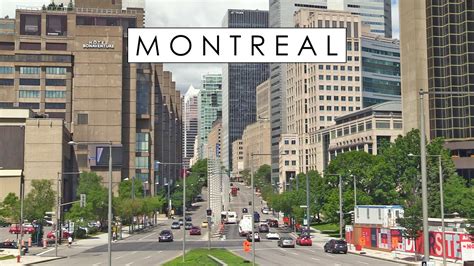 Incredible Downtown Montreal Quebec Canada Virtual Tour August 2020