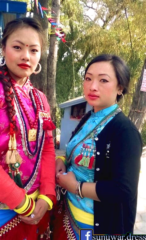 Sunuwar Girl People Nepal Culture Popular Travel Durga Traditional Dresses Gal Asian
