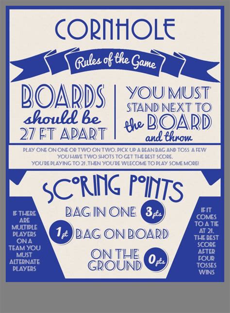 Rules for board games do not change very often, though some players like to bend the rules or come up with new ones. Pin by Denny Judkins on Cornhole boards | Cornhole rules ...