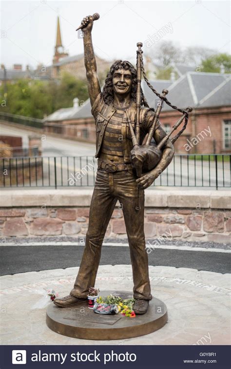Freddie mercury (born farrokh bulsara; Rock band AC/DC lead singer Bon Scott bronze statue ...